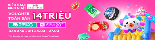 Lazada kỷ niệm sinh nhật lần thứ 14: X&aacute;c lập 2 kỷ lục Guinness thế giới, tung voucher to&agrave;n s&agrave;n l&ecirc;n đến 14 triệu đồng, ưu đ&atilde;i độc quyền l&ecirc;n đến 50% - Ảnh 4.