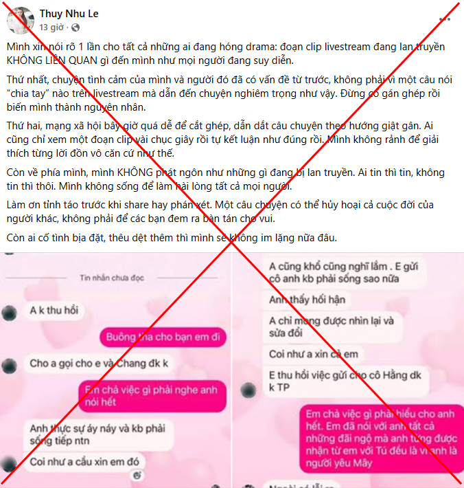 Meo Meo l&ecirc;n tiếng về th&ocirc;ng tin giả v&agrave; t&igrave;nh trạng giả mạo tr&ecirc;n mạng x&atilde; hội 2026 - Ảnh 4.