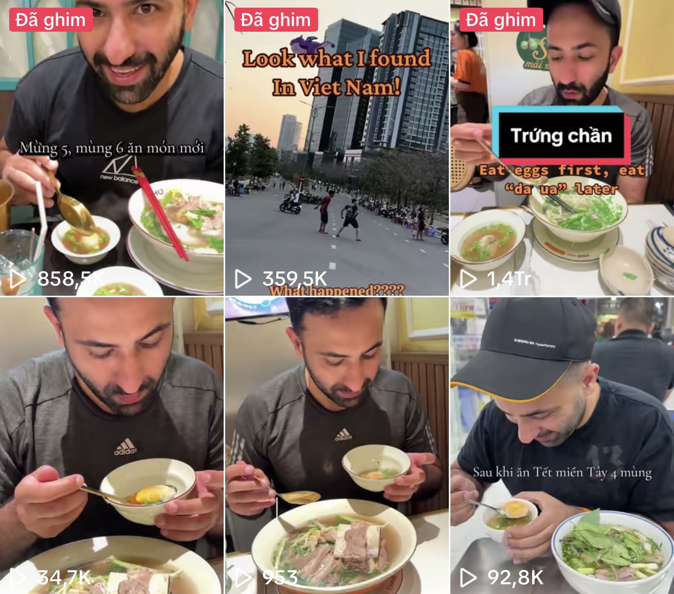 Kh&aacute;ch T&acirc;y nghiện trứng chần khi thưởng thức phở Việt Nam - Ảnh 2.