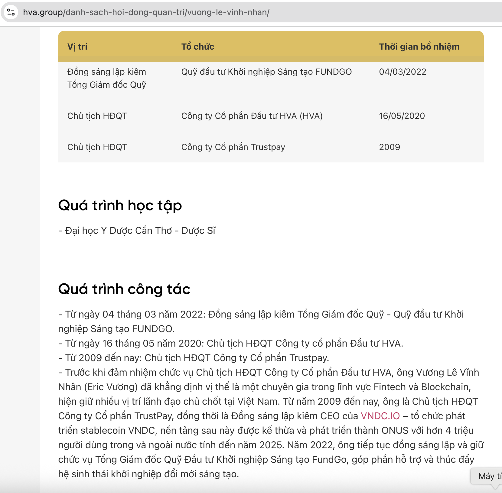 Điều &iacute;t ai ngờ về &ocirc;ng Vương L&ecirc; Vĩnh Nh&acirc;n - nh&agrave; s&aacute;ng lập s&agrave;n tiền số ONUS vừa bị bắt - Ảnh 2.