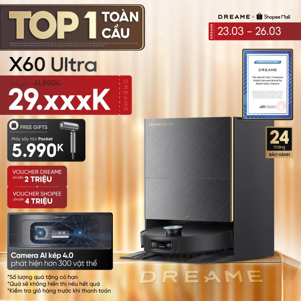 Top 4 robot hút bụi đáng mua 2026: Càng bận càng nên đầu tư sớm - Ảnh 2.