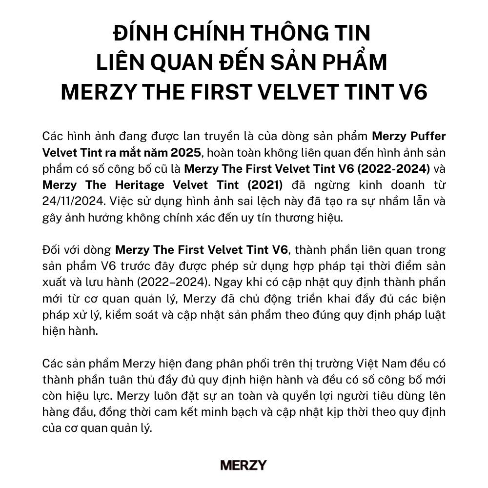 C&oacute; t&ecirc;n trong danh s&aacute;ch mỹ phẩm bị thu hồi, Merzy l&ecirc;n tiếng n&oacute;ng đ&iacute;nh ch&iacute;nh 1 th&ocirc;ng tin - Ảnh 6.