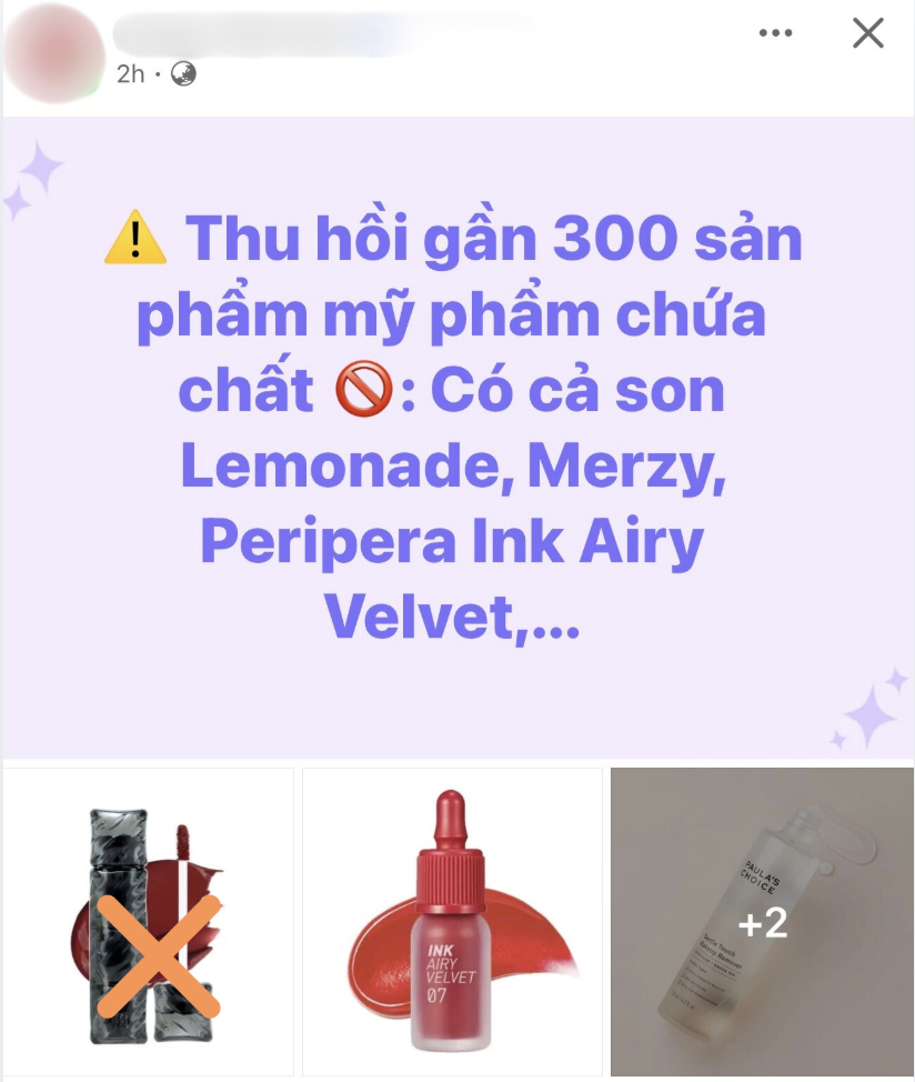 C&oacute; t&ecirc;n trong danh s&aacute;ch mỹ phẩm bị thu hồi, Merzy l&ecirc;n tiếng n&oacute;ng đ&iacute;nh ch&iacute;nh 1 th&ocirc;ng tin - Ảnh 2.