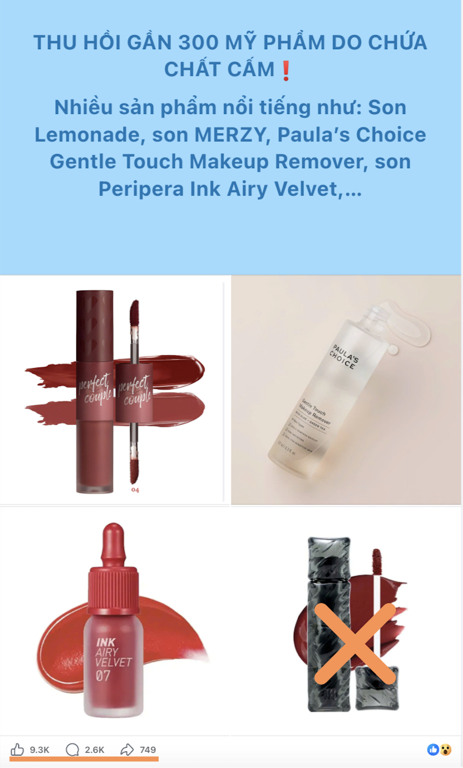 C&oacute; t&ecirc;n trong danh s&aacute;ch mỹ phẩm bị thu hồi, Merzy l&ecirc;n tiếng n&oacute;ng đ&iacute;nh ch&iacute;nh 1 th&ocirc;ng tin - Ảnh 1.