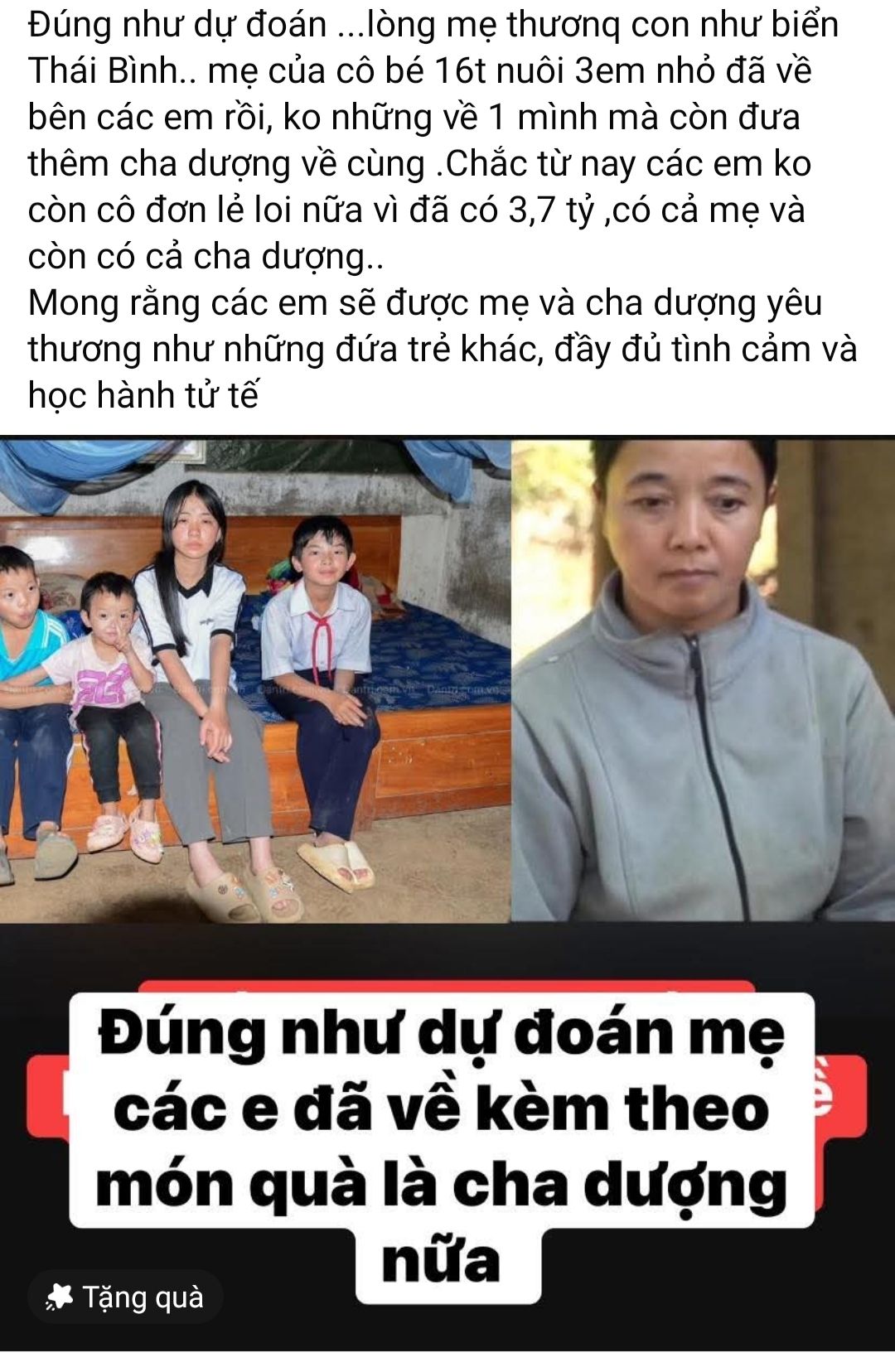 Mẹ của 4 chị em L&acirc;m Đồng chưa trở về sau tin đồn hỗ trợ tiền tỷ - Ảnh 1.