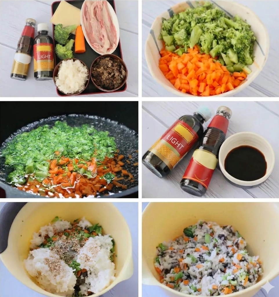 5 c&ocirc;ng thức l&agrave;m cơm nắm si&ecirc;u nhanh d&ugrave;ng ăn s&aacute;ng - trưa - tối đều ngon lại đẹp mắt, nh&igrave;n thấy đ&atilde; m&ecirc; - Ảnh 2.