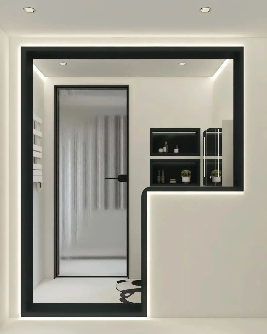 Phòng tắm không còn cảnh xếp hàng: Thiết kế vách lửng 2 phần giúp cả nhà dùng cùng lúc mỗi sáng - Ảnh 3.