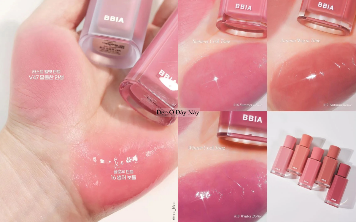 5 thỏi son b&oacute;ng m&agrave;u đẹp 