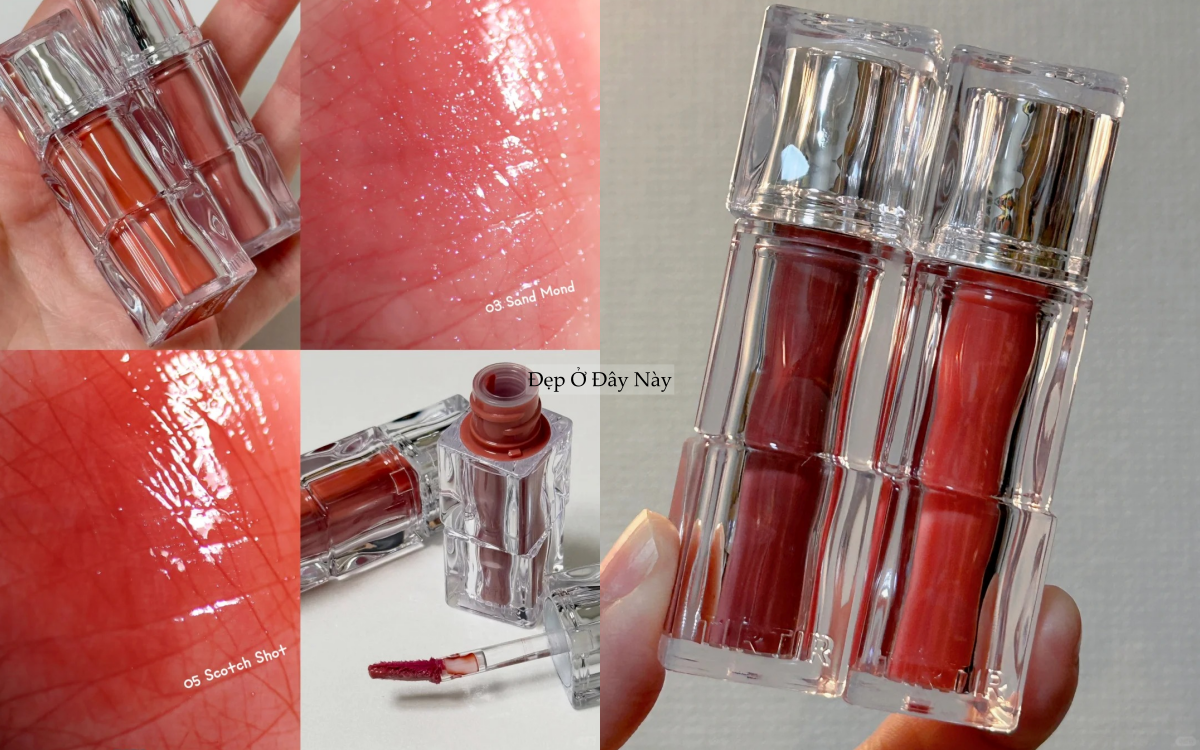 5 thỏi son b&oacute;ng m&agrave;u đẹp 