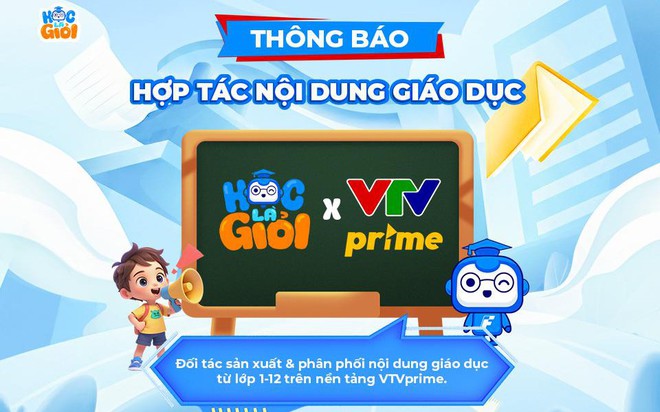Hệ thống gia sư trực tuyến Học l&agrave; Giỏi hợp t&aacute;c VTVprime th&uacute;c đẩy gi&aacute;o dục số- Ảnh 1.