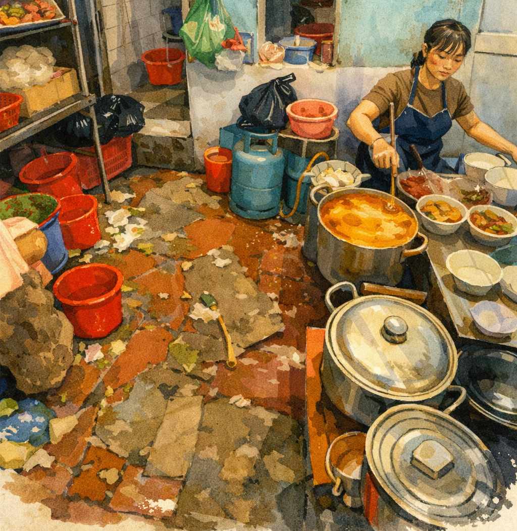 Một bức ảnh quán bún riêu vỉa hè thiếu vệ sinh gây tranh luận: Khi tiêu chuẩn sống đã thay đổi, vì sao thói quen ăn uống vẫn 