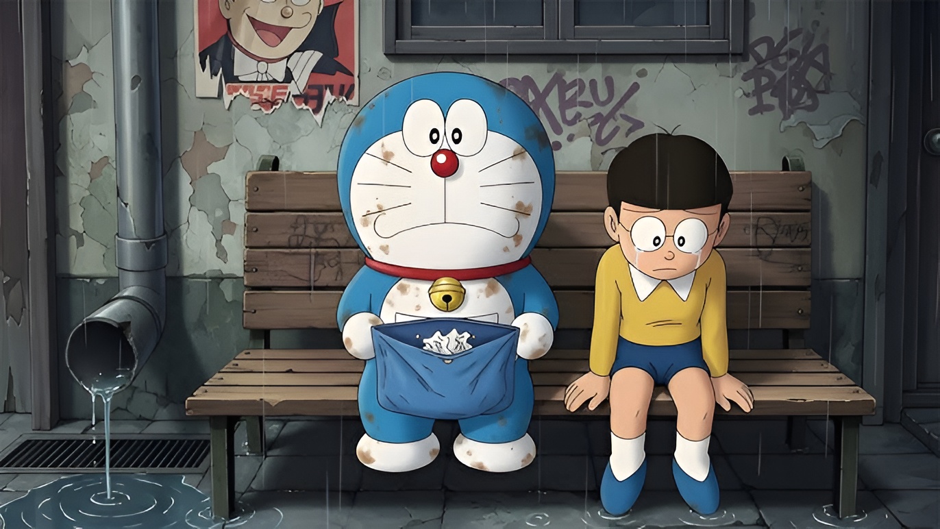 Nếu Doraemon bị thu hồi bảo bối trong 1 năm, Nobita sẽ thay đổi thế n&agrave;o?- Ảnh 2.