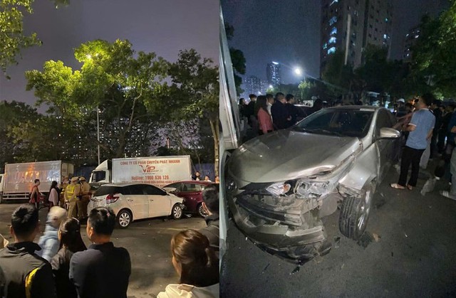 Vụ &ocirc; t&ocirc; t&ocirc;ng li&ecirc;n ho&agrave;n ở H&agrave; Nội: Nạn nh&acirc;n nữ tử vong thương t&acirc;m - Ảnh 1.