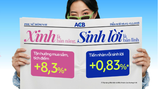 Kh&ocirc;ng thể bỏ qua: Ưu đ&atilde;i sinh lời 8/3 của ACB chỉ c&ograve;n 3 ng&agrave;y - Ảnh 2.