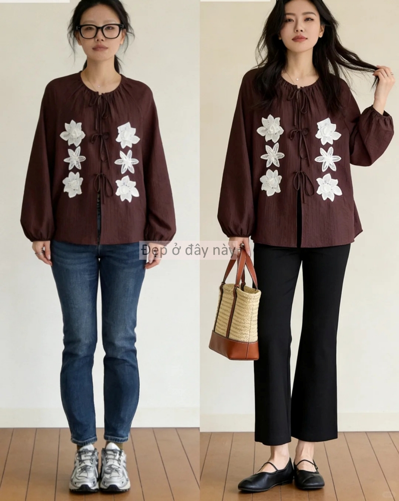 Bỏ quần jeans, thay bằng quần ống suông: 9 set đồ đơn giản giúp chị em “lột xác” dáng vóc chỉ trong vài phút - Ảnh 7.