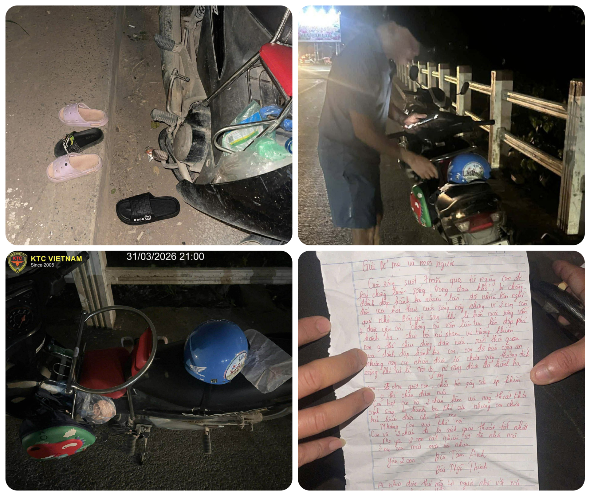 3 Mẹ con để lại thư tuyệt mệnh tr&ecirc;n cống Xu&acirc;n Quan v&agrave; sự thật đằng sau - Ảnh 2.