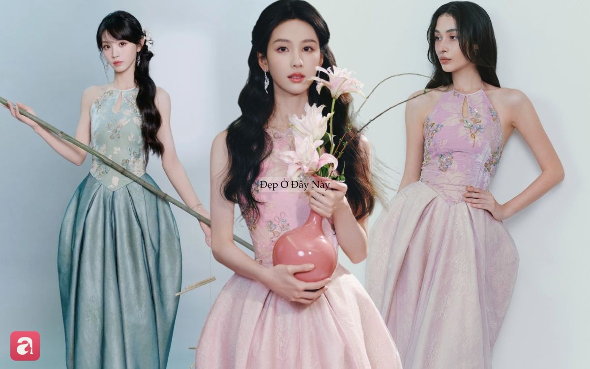 Trần Đ&ocirc; Linh v&agrave; Điền Hi Vi bất ph&acirc;n thắng bại khi đụng đầm local brand Việt - Ảnh 1.