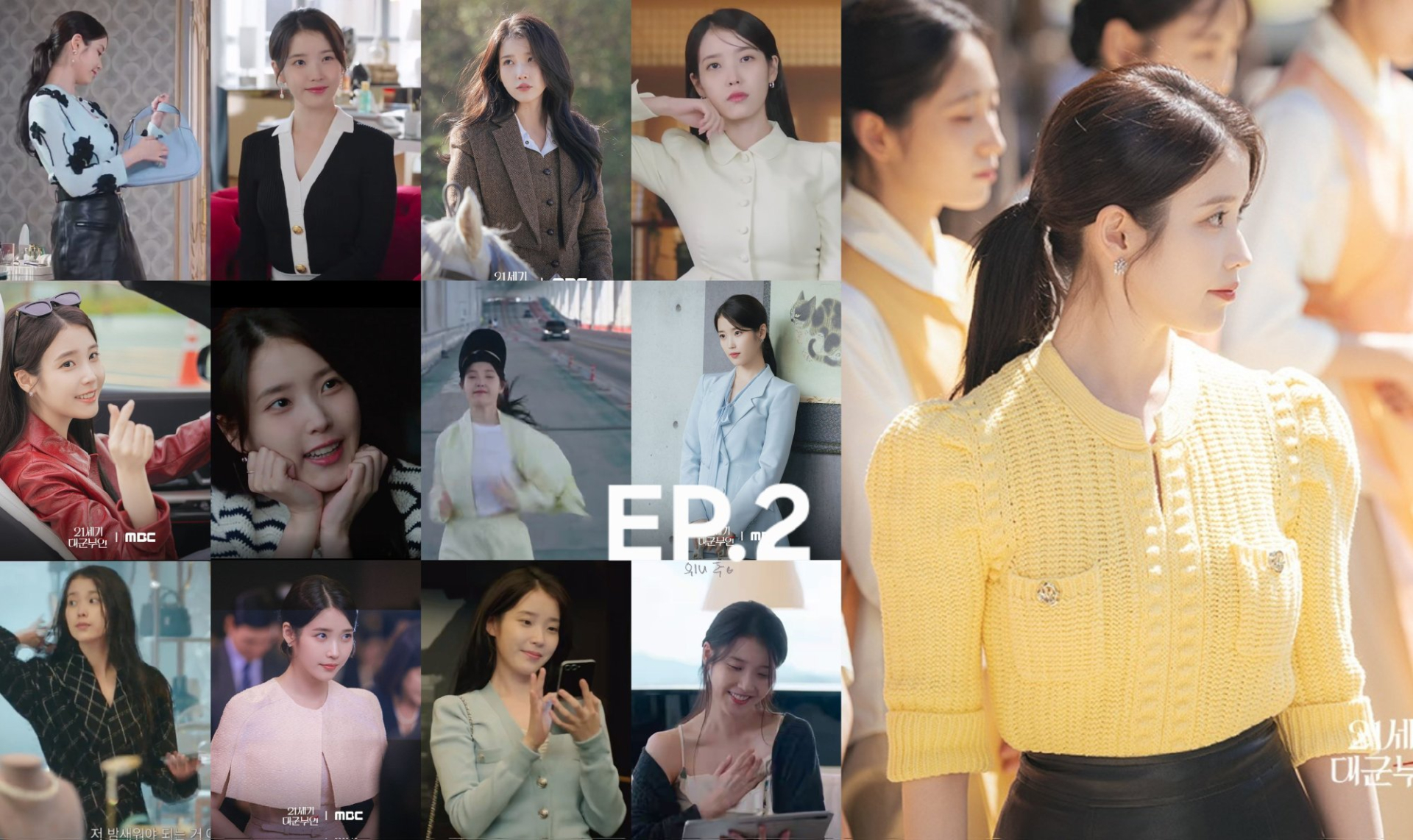 Hậu trường phim Perfect Crown: IU v&agrave; Byeon Woo Seok tỏa s&aacute;ng với phong c&aacute;ch thời trang sang trọng - Ảnh 12.