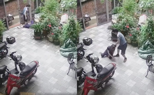 Chồng đ&aacute;nh vợ d&atilde; man: Sự việc g&acirc;y phẫn nộ tr&ecirc;n mạng x&atilde; hội - Ảnh 1.