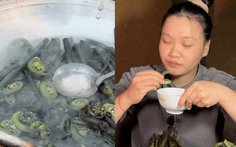 Thức quà mộc mạc chốn thâm sơn bỗng 