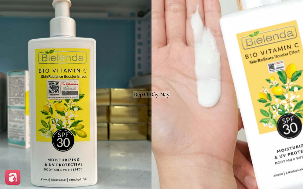 5 sữa dưỡng thể chống nắng 