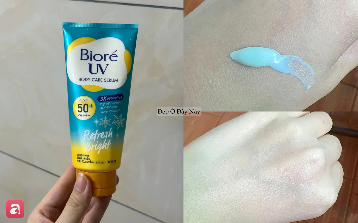 5 sữa dưỡng thể chống nắng 