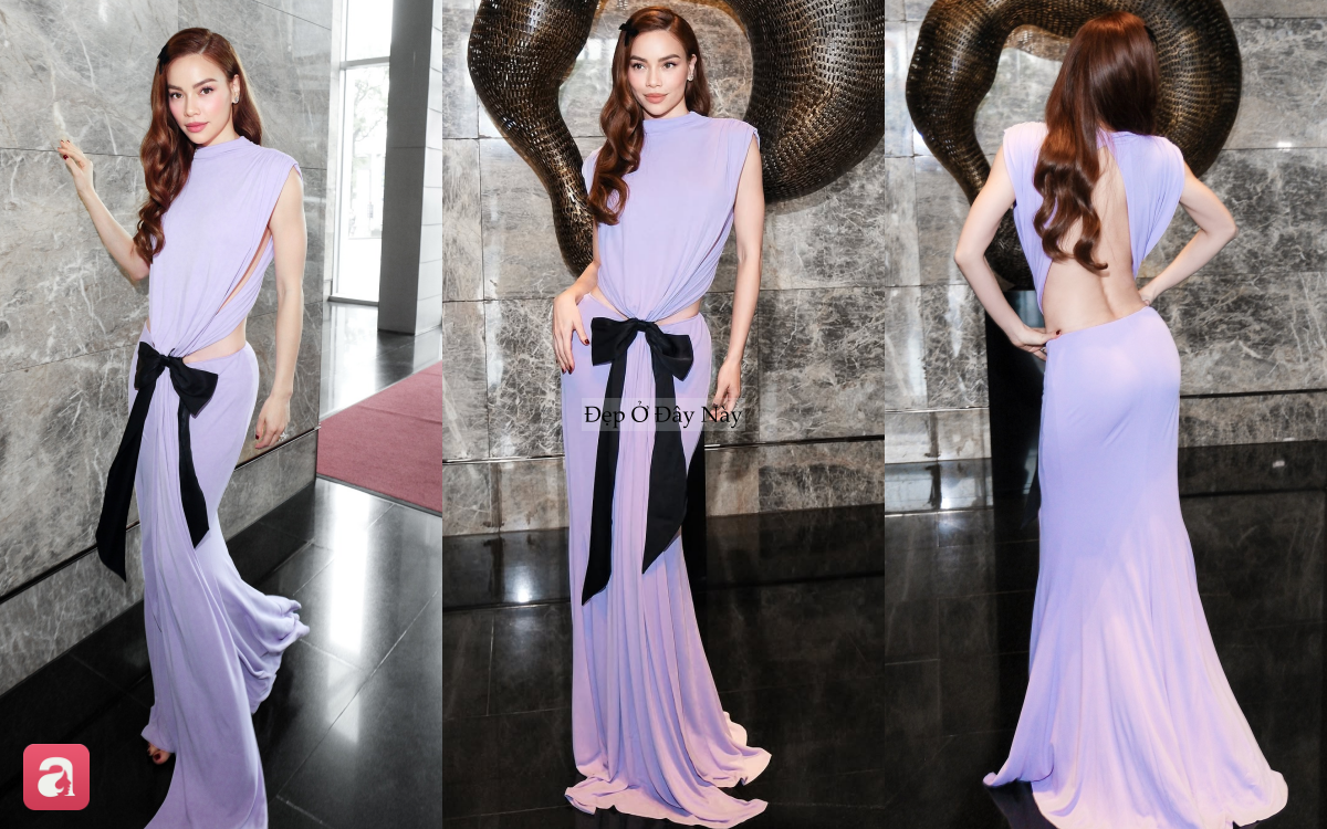 H&agrave; Hồ - Tiểu Vy đọ d&aacute;ng bất ph&acirc;n thắng bại, trong mẫu đầm thướt tha tựa nữ thần - Ảnh 5.