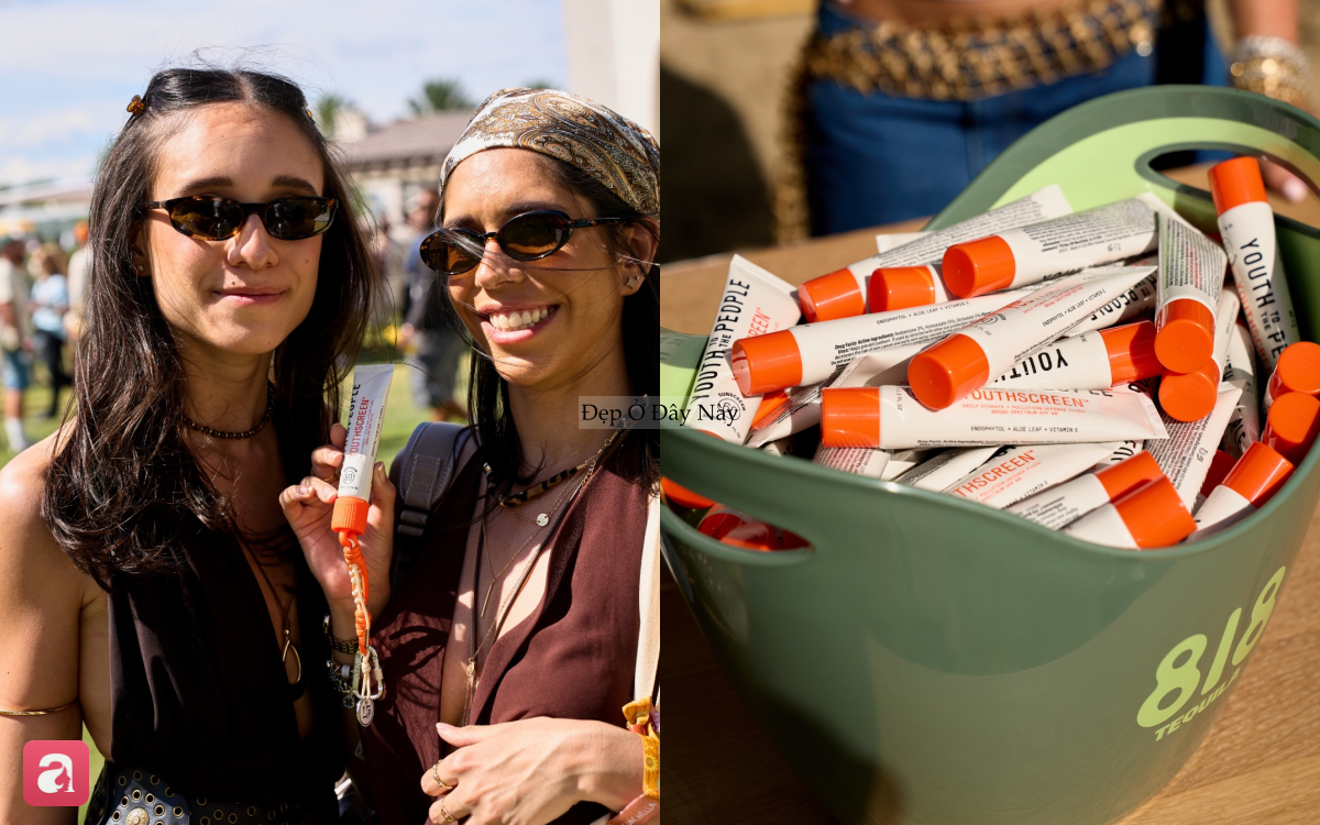 L&oacute;a mắt với loạt mỹ phẩm miễn ph&iacute;, nặng trĩu tay được tặng tại Coachella - Ảnh 4.