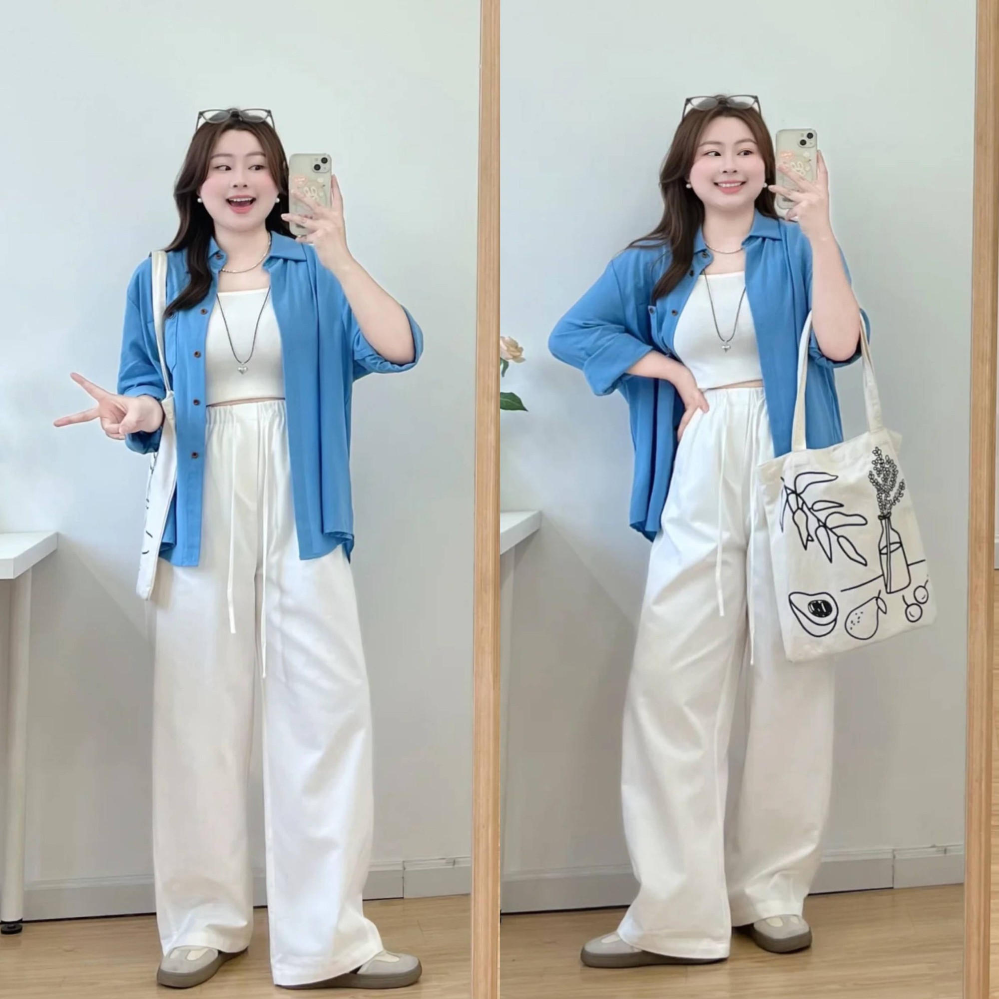 Eo b&aacute;nh m&igrave; đ&ugrave;i to kh&ocirc;ng lo mặc xấu: Mẹo phối đồ đỉnh cao, vừa t&ocirc;n d&aacute;ng lại giấu mỡ cực ngầu - Ảnh 6.