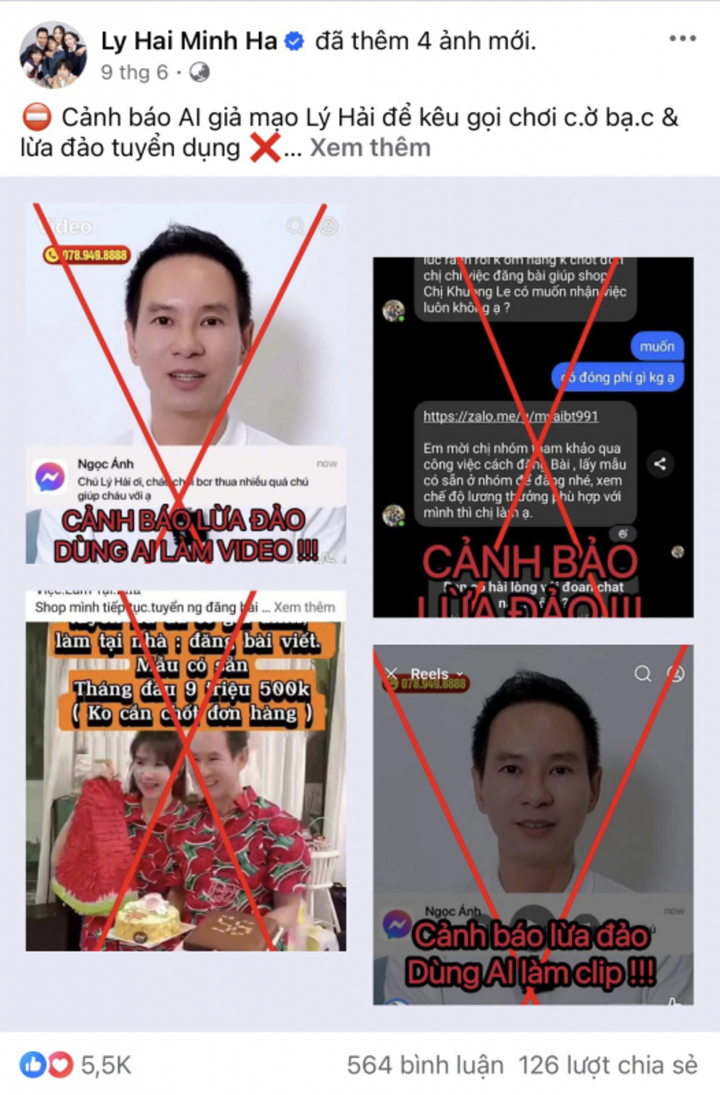 Mạo danh người nổi tiếng bằng AI: Phạt 80 triệu đồng v&agrave; d&aacute;n nh&atilde;n minh bạch - Ảnh 2.