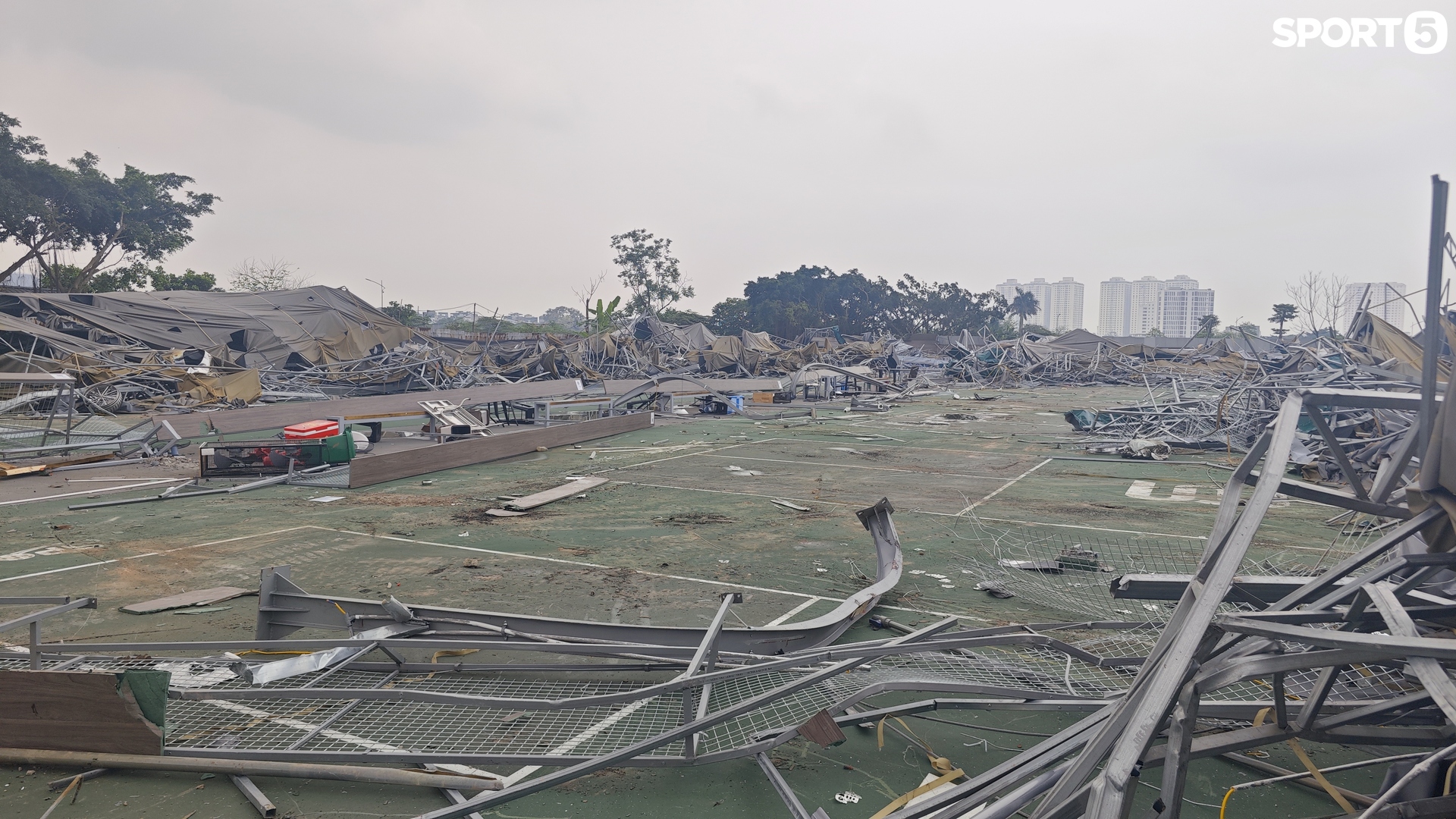 Cận cảnh s&acirc;n Pickleball lớn nhất H&agrave; Nội bị th&aacute;o dỡ Trong năm 2026 - Ảnh 5.