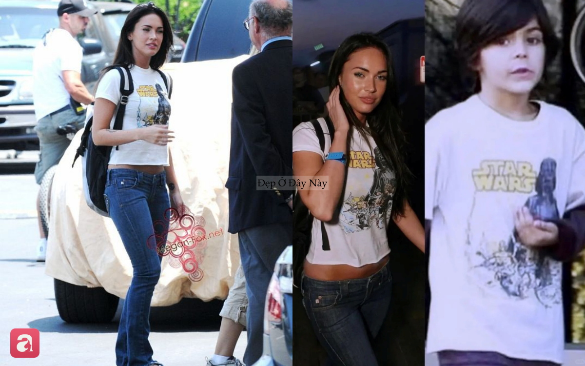 Nữ ho&agrave;ng &ldquo;baby tee&rdquo;: Megan Fox diện &aacute;o của con, ai ngờ lại g&acirc;y r&uacute;ng động to&agrave;n cầu - Ảnh 2.