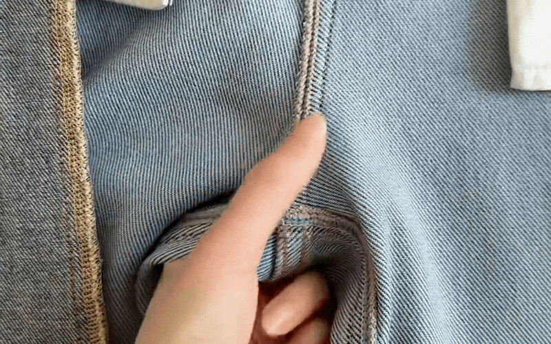 Mẹo c&aacute;ch chọn quần jeans xịn chỉ bằng mắt thường , kh&ocirc;ng cần mặc thử - Ảnh 4.