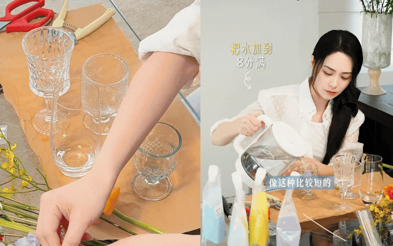 Học Chung Hân Đồng bí quyết cắm hoa và làm nến thơm cho không gian sống thêm chill - Ảnh 8.