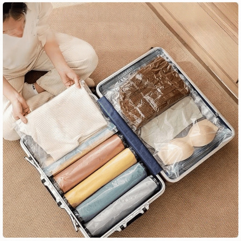 Đi m&aacute;y bay chỉ 7kg: 9 m&oacute;n n&ecirc;n mua để h&agrave;nh l&yacute; lu&ocirc;n gọn nhẹ, kh&ocirc;ng thiếu thứ g&igrave; - Ảnh 1.