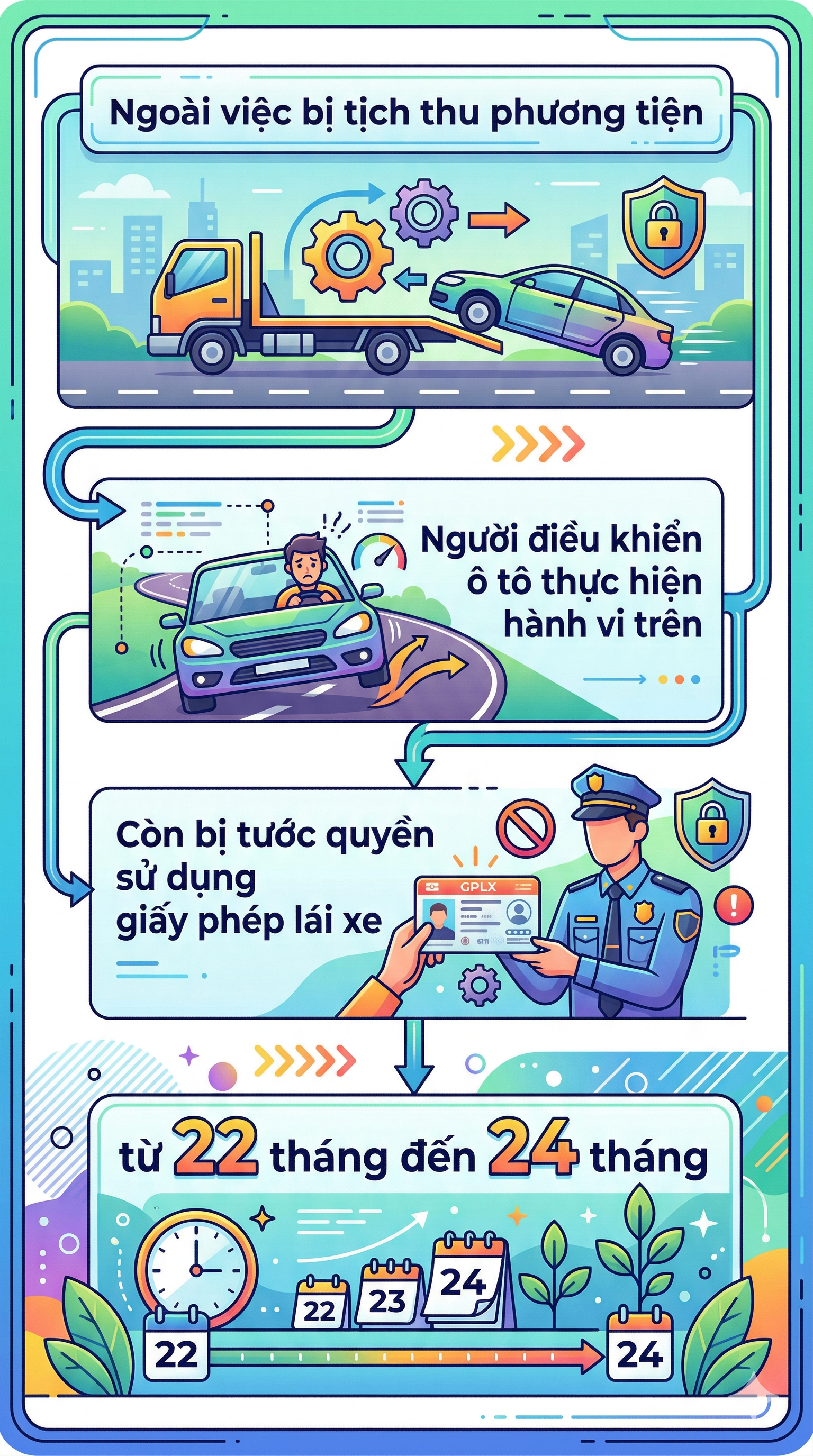 Những trường hợp bị tịch thu xe &ocirc; t&ocirc; năm 2026 m&agrave; bạn cần biết - Ảnh 2.