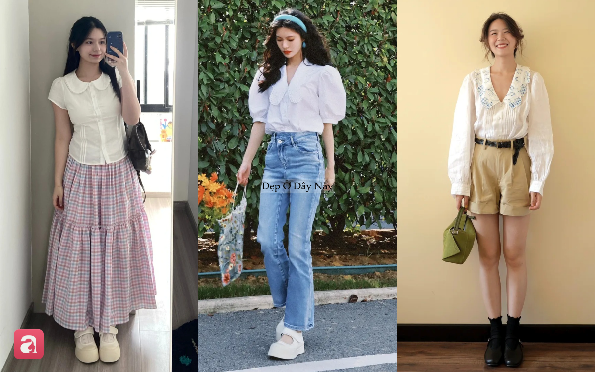 Kiểu sơ mi &ldquo;mix g&igrave; cũng đẹp&rdquo; c&ograve;n gi&uacute;p bạn tr&ocirc;ng trẻ hơn hẳn 5 tuổi - Ảnh 3.