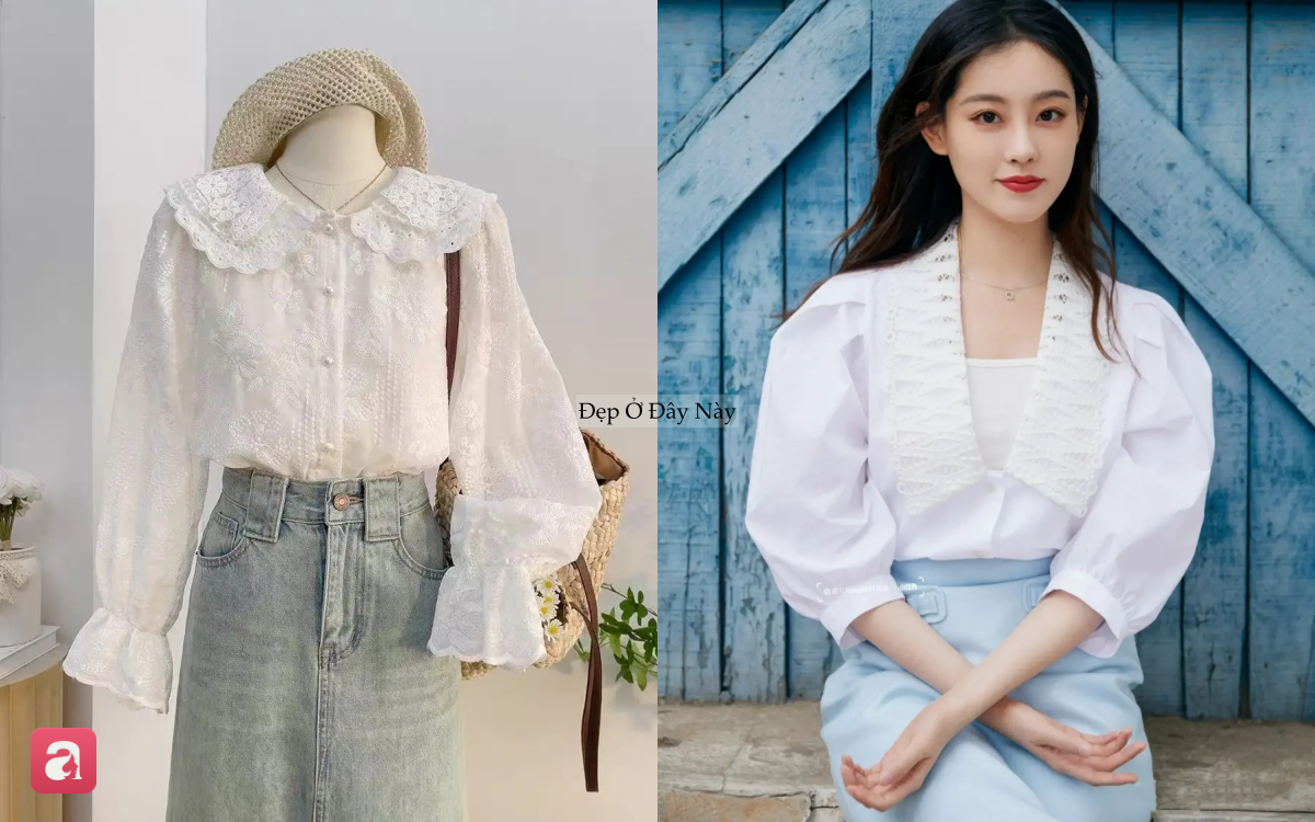 Kiểu sơ mi &ldquo;mix g&igrave; cũng đẹp&rdquo; c&ograve;n gi&uacute;p bạn tr&ocirc;ng trẻ hơn hẳn 5 tuổi - Ảnh 4.