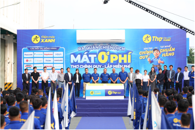 Điện m&aacute;y XANH bắt tay c&ugrave;ng c&aacute;c &ocirc;ng lớn m&aacute;y lạnh chuẩn h&oacute;a đội ngũ thợ lắp đặt ch&iacute;nh quy lớn bậc nhất Việt Nam - Ảnh 1.