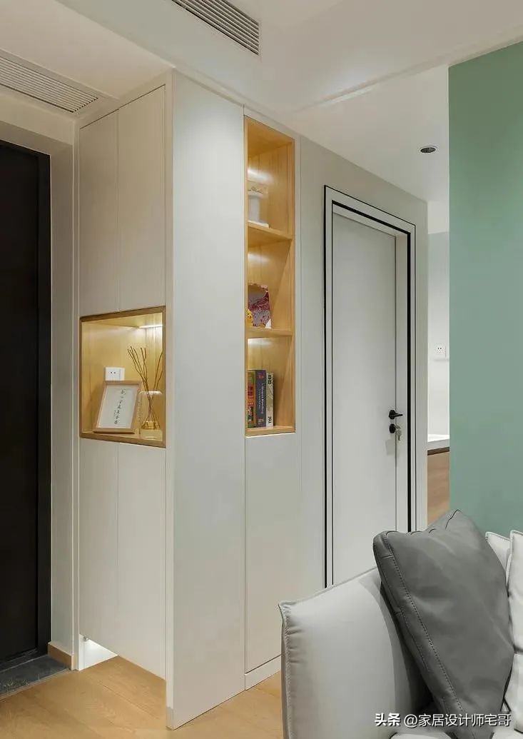 Căn hộ chỉ 41m&sup2; nhưng c&oacute; tới 3 ph&ograve;ng ngủ: B&iacute; mật nằm ở c&aacute;ch bố tr&iacute; khiến ai xem cũng bất ngờ - Ảnh 3.