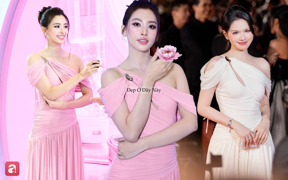 Ngọc Trinh - Tiểu Vy đọ d&aacute;ng bất ph&acirc;n thắng bại khi đụng h&agrave;ng - Ảnh 1.