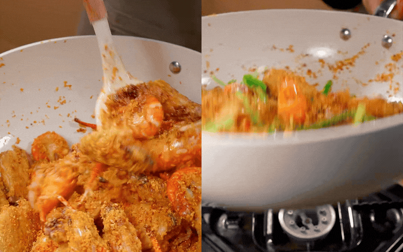 Không cần dọn nhiều bát đĩa, gộp ngay tôm và cánh gà vào một chảo theo cách này đảm bảo cả nhà gắp không ngừng đũa - Ảnh 12.