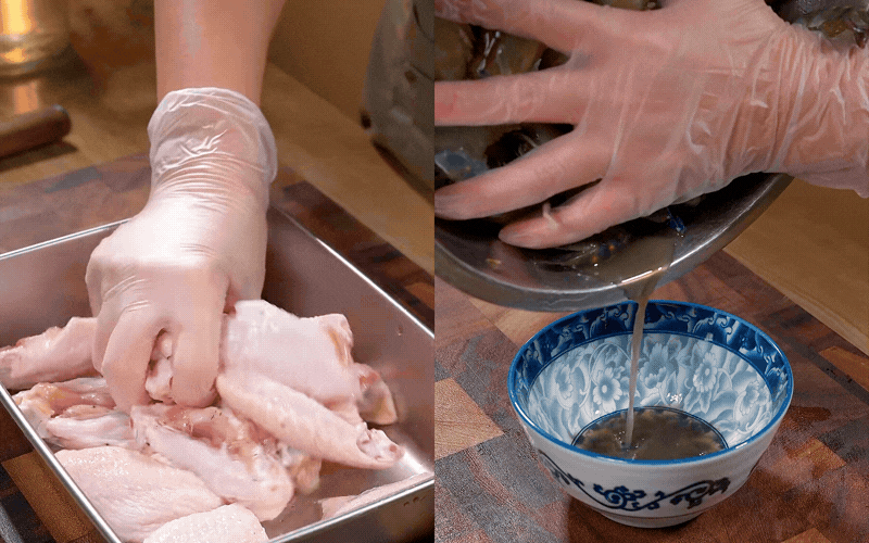 Không cần dọn nhiều bát đĩa, gộp ngay tôm và cánh gà vào một chảo theo cách này đảm bảo cả nhà gắp không ngừng đũa - Ảnh 3.