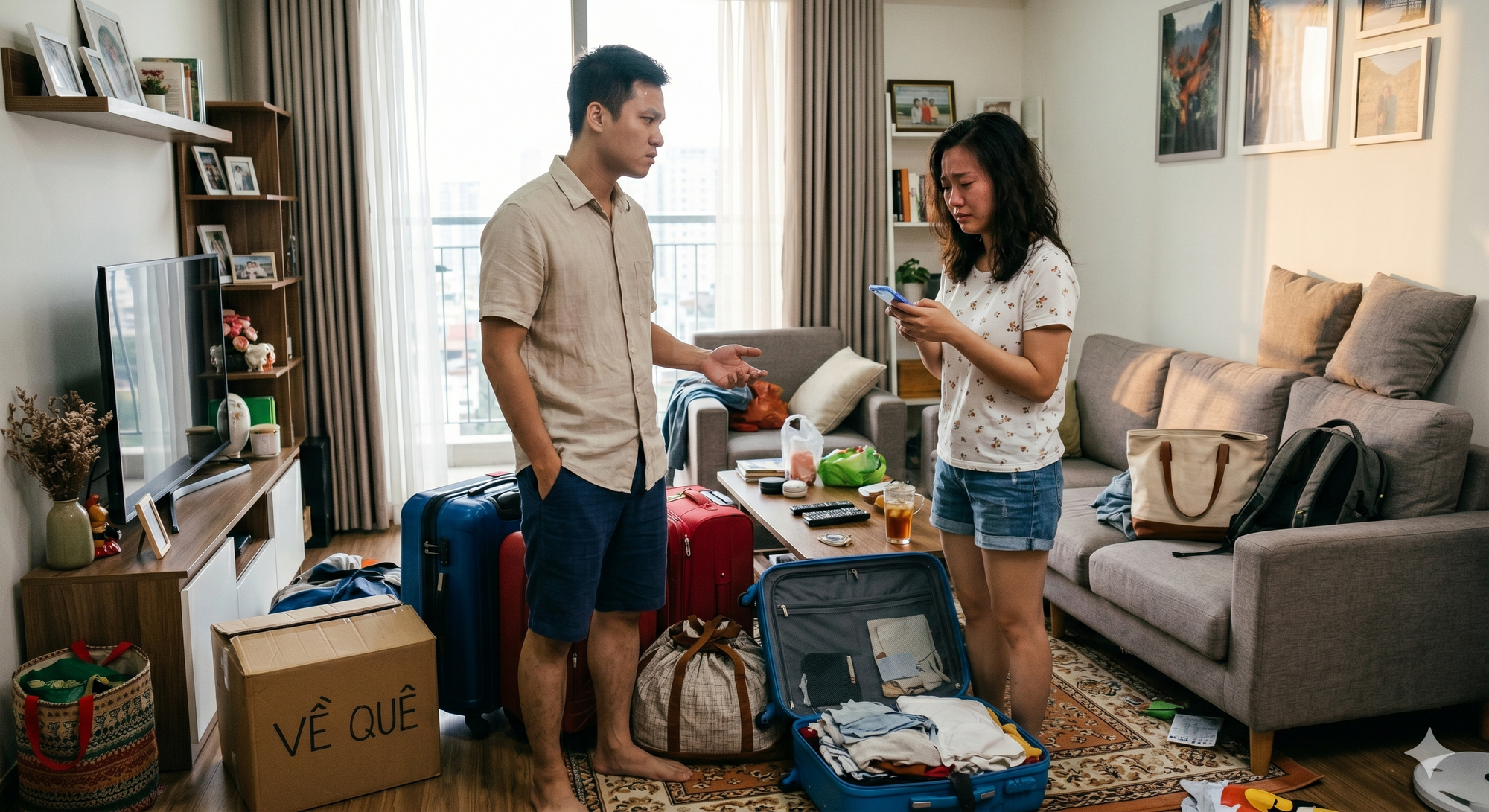 Nghỉ lễ 30/4 tận 4 ng&agrave;y, chồng đ&ograve;i về nội, vợ đ&ograve;i về ngoại: Chuyện cũ r&iacute;ch m&agrave; năm n&agrave;o cũng khiến t&ocirc;i muốn bỏ cuộc - Ảnh 1.