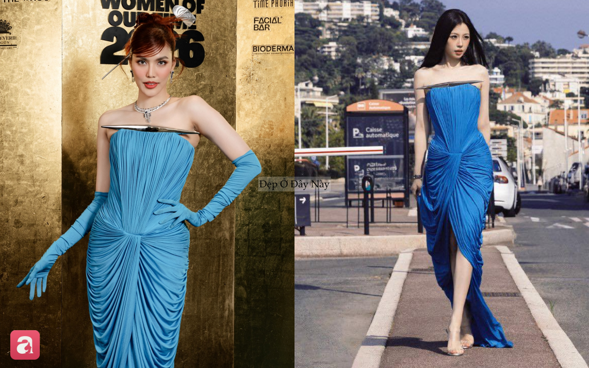 Ngu Thư H&acirc;n diện đầm của NTK Việt, đụng h&agrave;ng cực gắt với Lan Khu&ecirc; - Ảnh 6.