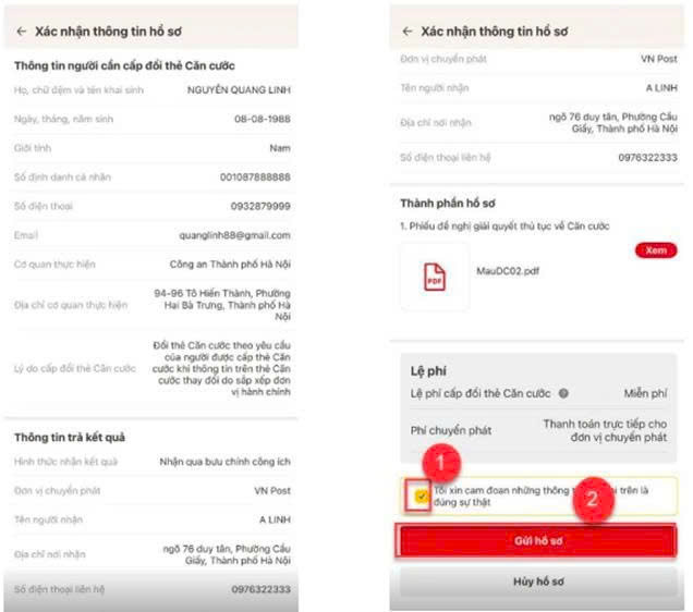 Cấp lại thẻ Căn cước trực tuyến 2026: Thủ tục đơn giản , tiết kiệm thời gian - Ảnh 4.