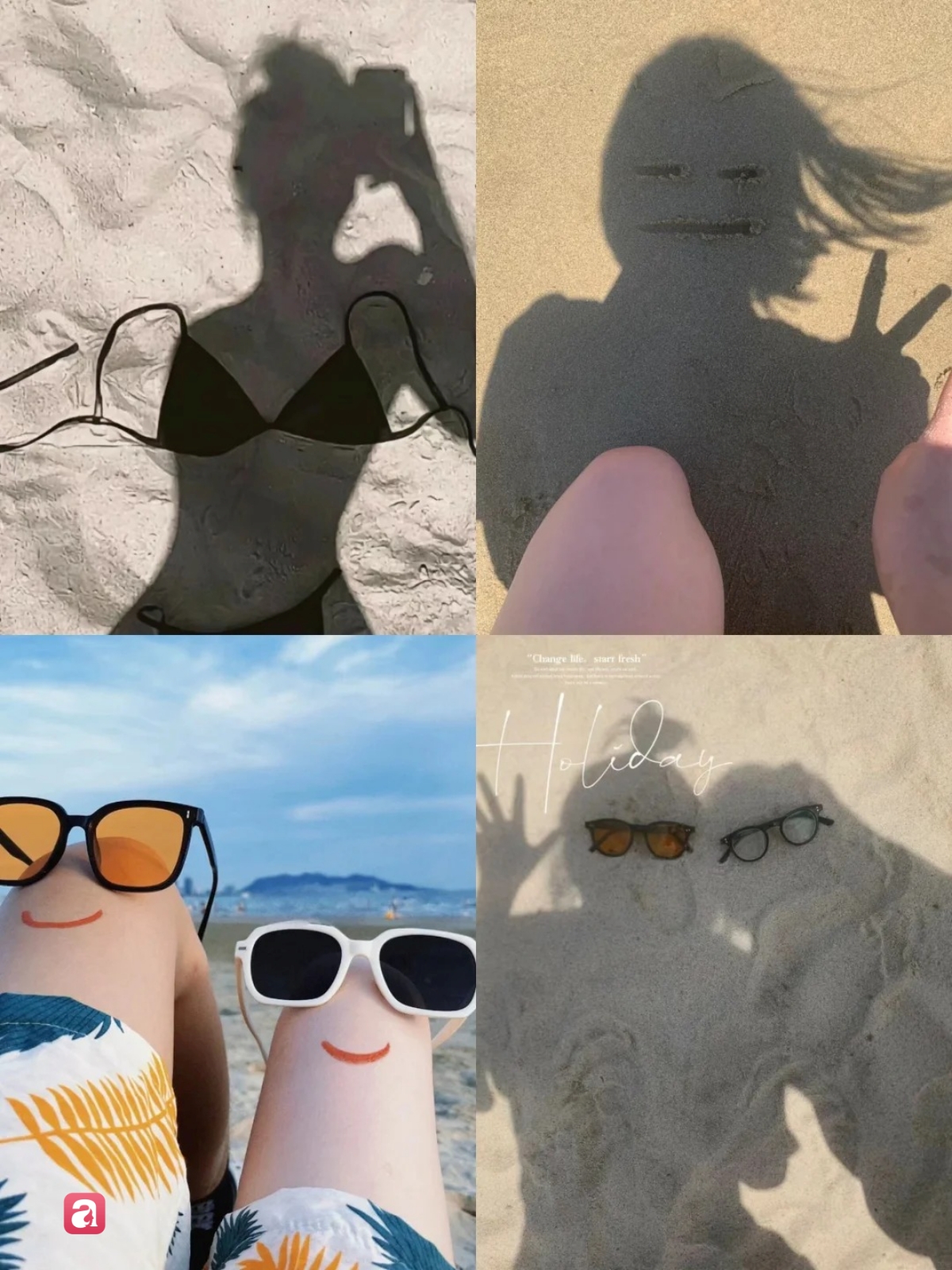 Hội m&ecirc; chụp ảnh b&agrave;y bạn loạt c&aacute;ch &ldquo;giấu mặt&rdquo; khi đi biển: Kh&ocirc;ng lộ diện vẫn c&oacute; ảnh xinh hết nấc - Ảnh 3.