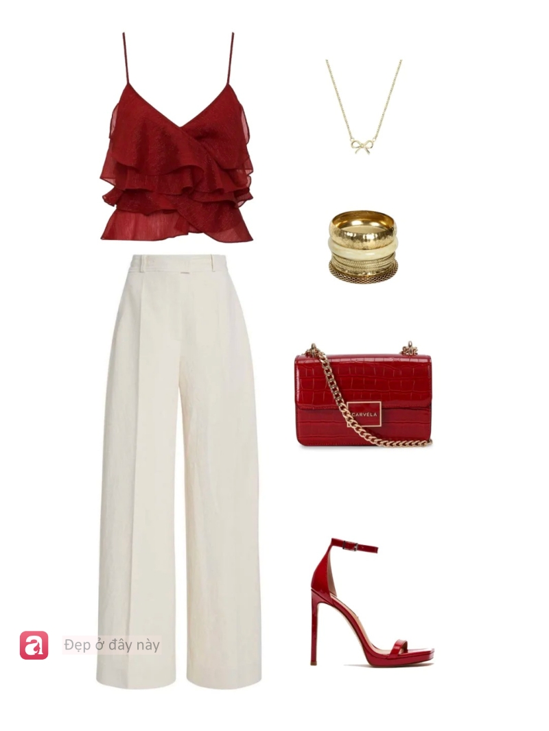 Đi chơi lễ mặc sao cho &ldquo;c&oacute; gu&rdquo;: 7 gợi &yacute; với gam đỏ cực dễ &aacute;p dụng - Ảnh 3.