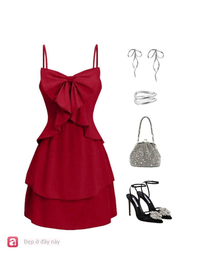 Đi chơi lễ mặc sao cho &ldquo;c&oacute; gu&rdquo;: 7 gợi &yacute; với gam đỏ cực dễ &aacute;p dụng - Ảnh 2.