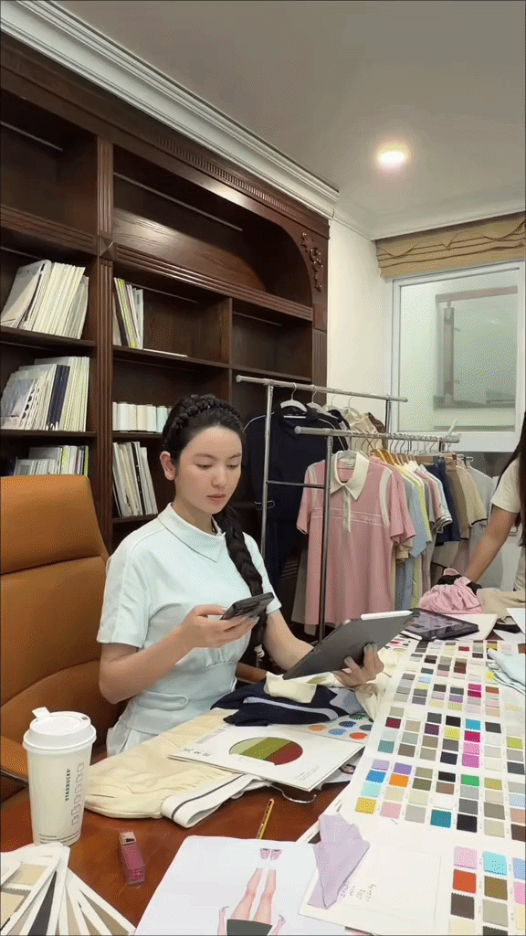 Bộ đồ đi chơi lễ cho mẹ v&agrave; b&eacute;: Chu Thanh Huyền g&acirc;y tranh c&atilde;i tr&ecirc;n TikTok - Ảnh 3.